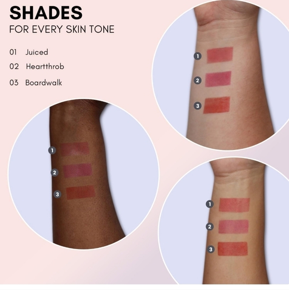 Clover Pressed Silk Blushing Balm In Juiced Clover + Hallow Blush NIB - Picture 2 of 7